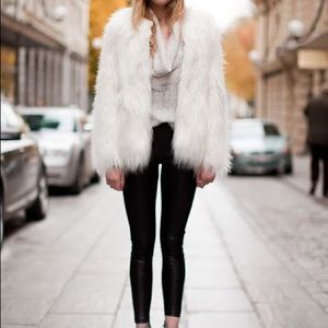 Vintage real Fox and Rabbit fur jacket